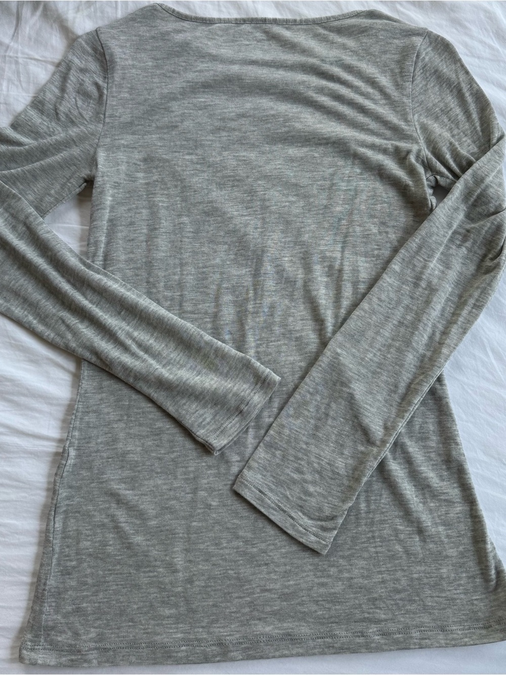 Tezenis boatneck long sleeve cashmere blend top - Picture 3 of 6